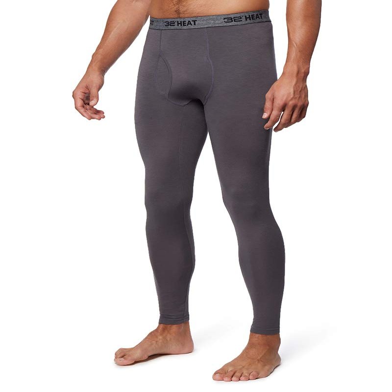 32 Degrees Mens Heat Performance Thermal Baselayer Pant Leggings, Stingray, X-Large