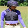 TIPPERARY EQUESTRIAN Horse Riding Eventing Vest - Ride-Lite - English Style Protective Horseback Riding Apparel - Ultra Flexible Fit Body Protector - Navy Blue - TM view 3