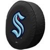 Seattle Kraken Tire Cover - Size D10 - (30.75"x10") on Black Vinyl view 2