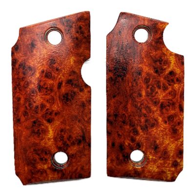 Compatible Replacement Grips for Sig Sauer P238 Custom HD Amboyna Burl Wood