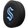 Seattle Kraken Tire Cover - Size E - (29.75"x8") on Black Vinyl view 2