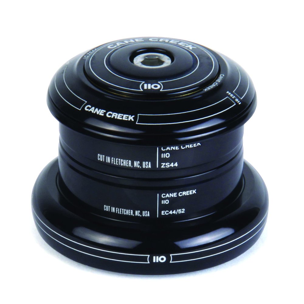 Cane Creek 110-Series Headset Black, Tapered Steerer, Zs44/28.6, Ec44/40