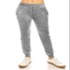 ALWAYS Women's Velvet Velour Joggers - Solid Basic Premium Soft Stretch Warm Winter Sweatpants Pants Grey S view 3