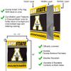 College Flags & Banners Co. Appalachian State Mountaineers Garden Flag and Pole Holder Set view 4