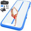 DOBESTS Air Mat 10ft Tumble Track Gymnatsics Mat Inflatable Tumbling for Training Yoga Home with Pump blue view 1