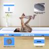 DOBESTS Air Mat 10ft Tumble Track Gymnatsics Mat Inflatable Tumbling for Training Yoga Home with Pump blue view 3