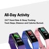 ZURURU Fitness Tracker with Blood Pressure Heart Rate Sleep Health Monitor for Men and Women, Upgraded Waterproof Activity Tracker Watch, Step Calorie Counter Pedometer Purple view 4