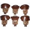 East Eagle PU Leather Pool Table Billiard Table Pockets Diamond Pattern Shield Set Included Pockets Screws view 2