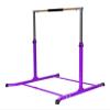 Pro-Gymnastics Expandable Gymnastics Kip Bar Horizontal Bar Junior Gymnastic Training High Bar Asymmetric Bar 13 Level Height Adjustable 3 to 5 FT Cushioned Bar & Curved Legs (Purple) view 3