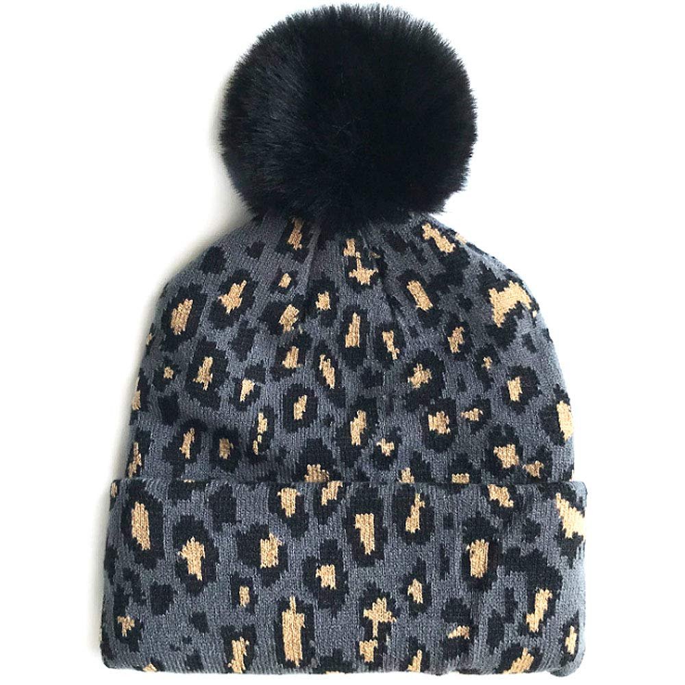 Adela Boutique Baby Winter Warm Hats Cute Fox Animal Crochet Coif Hood Beanies Cap (05426Grey)