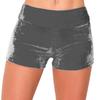 ALWAYS Women's Velvet Pajama Shorts - Premium Soft Fluffy Plush Lounge PJ Short Pants Charcoal XL view 3