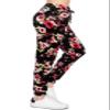 ALWAYS Women's Velvet Velour Joggers - Basic Premium Soft Stretch Warm Winter Sweatpants Pants Floral 1882 Black 3XL view 2