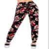 ALWAYS Women's Velvet Velour Joggers - Basic Premium Soft Stretch Warm Winter Sweatpants Pants Floral 1882 Black 3XL view 4