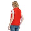TopTie Unisex Work Vest Volunteer Activity Supermarket Uniform Button Up Vest-Red1-L view 3