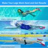 Gintenco Swim Fins, Kids Swim Training Fins for Lap Swimming, Travel Size Flippers with Mesh Bag, Silicone Swimming Fins for Kids Teens Adults Women Men view 4