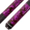 AB Earth 58 inch Hand-Painted Series 2-Piece Billiard Pool Cue Stick with Irish Linen Wrap (Purple, 18oz) view 1
