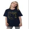 Nirvana Kids T Shirt Inverse Smiley Official Navy Blue (Ages 3-14 Yrs) Size Medium (7/8 Yrs) view 1