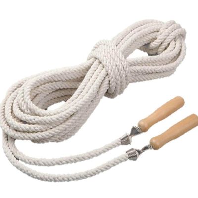 ACEONE Long Jump Rope, Multiplayer Skipping Rope with Wooden Handle for Kids and Adult, Team Group Jumping Rope for School Sport and Outdoor Activity, 32.8ft