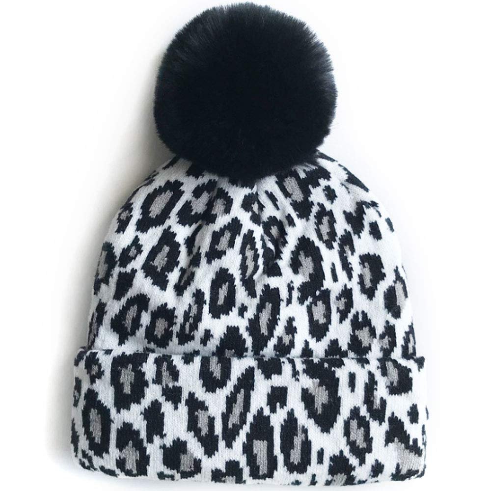 Adela Boutique Baby Winter Warm Hats Cute Fox Animal Crochet Coif Hood Beanies Cap (05426White)