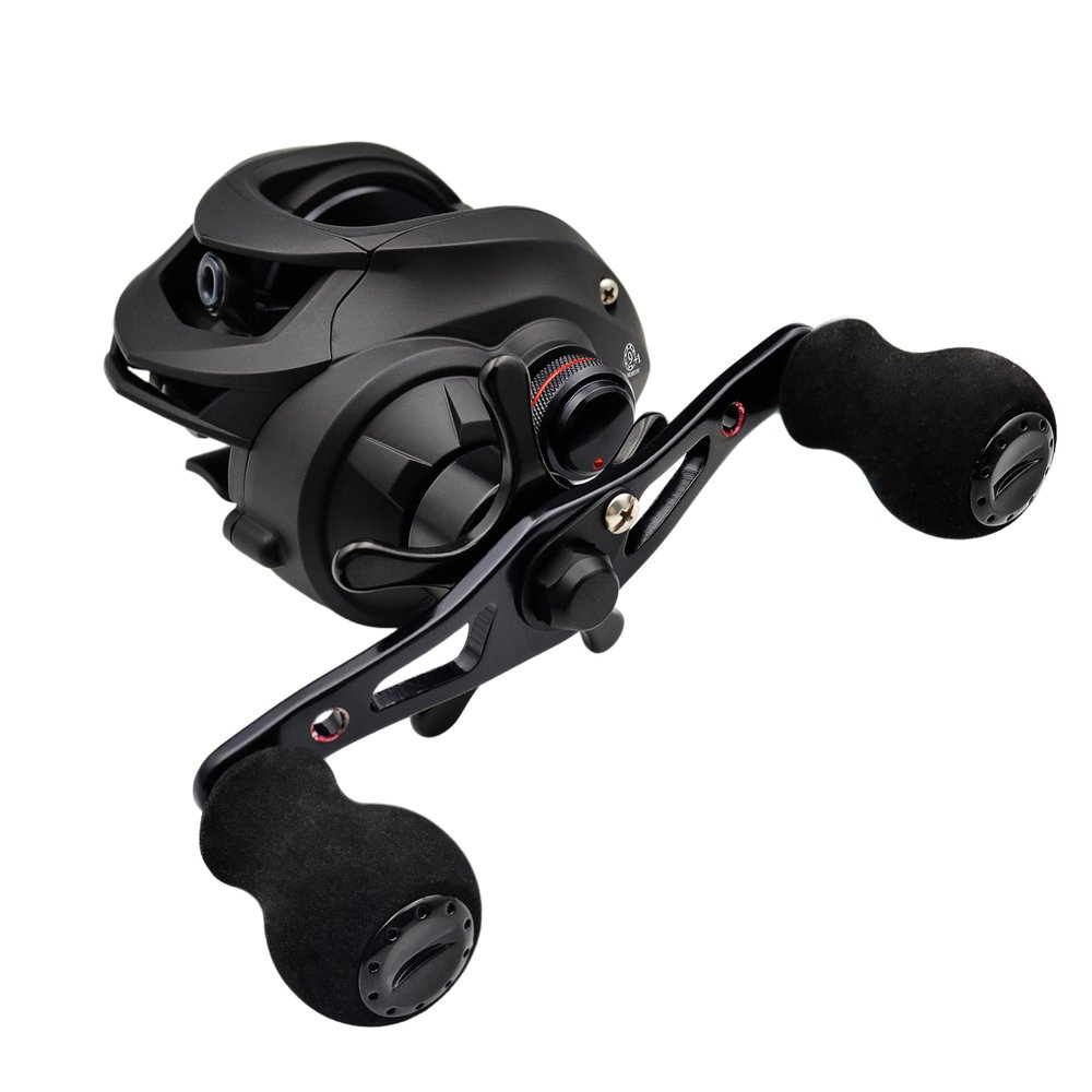 FISHDROPS Baitcaster Reels, 9+1BB, CNC Aluminum Spool, Magnetic Brake System Bait Caster Reel High Speed Gear Ratio 7.0:1 Ultra Smooth Low Profile Baitcasting Fishing Reel