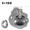 FISHDROPS Baitcaster Reels, 9+1BB, CNC Aluminum Spool, Magnetic Brake System Bait Caster Reel High Speed Gear Ratio 7.0:1 Ultra Smooth Low Profile Baitcasting Fishing Reel view 2