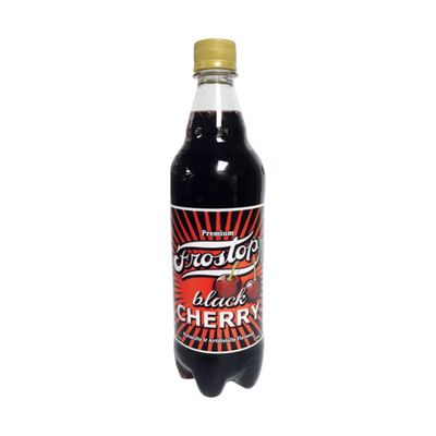 Frostop 9469545 24 oz Cherry Soda Bottle44; Black - Pack of 24
