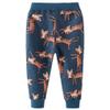 ACESTAR Toddler Boy Cartoon Pattern Cotton Sweatpants Drawstring Elastic Casual Jogger Pants with Pocket for Girl Athletic Pant for KidBlue Tiger,5T view 2