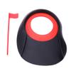 Demeras Putting Cup , Plastic Putting Practice Aids with Adjustable Hole and White Flag Fit for Indoor Outdoor (B Mode Red) view 4