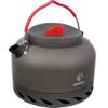 REDCAMP 1.4L Outdoor Camping Kettle with Heat Exchanger, Aluminum Camp Tea Kettle with Carrying Bag, Compact Lightweight Coffee Pot view 1