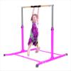 ProGymnastics Pink Senior Bar with removable SOFT EVA COVER, 5Ft, Kip Bars, Pink, Gymnastics, Fibreglass, Gymnastics Bar, for Kids, Home, girls, gymnastics, monkey beam, balance set Adjustable view 1