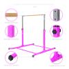 ProGymnastics Pink Senior Bar with removable SOFT EVA COVER, 5Ft, Kip Bars, Pink, Gymnastics, Fibreglass, Gymnastics Bar, for Kids, Home, girls, gymnastics, monkey beam, balance set Adjustable view 2