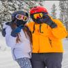 Karsaer Ski Goggles Anti-Fog Snowboard Goggles OTG 100% UV Protection Snow Goggles Bendable Dual-Lenses for Men Women Youth (pink Vlt 60%) view 2