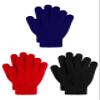 Cooraby 3 Pairs Kid's Winter Gloves Thick Warm Knitted Gloves Children Cold Weather Gloves view 1