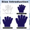 Cooraby 3 Pairs Kid's Winter Gloves Thick Warm Knitted Gloves Children Cold Weather Gloves view 3