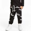 ACESTAR Toddler Boy Cartoon Pattern Cotton Sweatpants Drawstring Elastic Casual Jogger Pants with Pocket for Girl Athletic Pant for KidBlack Dinosaur,2T view 2