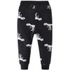 ACESTAR Toddler Boy Cartoon Pattern Cotton Sweatpants Drawstring Elastic Casual Jogger Pants with Pocket for Girl Athletic Pant for KidBlack Dinosaur,2T view 3