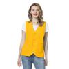 TopTie Unisex Work Vest Volunteer Activity Supermarket Uniform Button Up Vest-Yellow1-S view 1