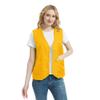 TopTie Unisex Work Vest Volunteer Activity Supermarket Uniform Button Up Vest-Yellow1-S view 2