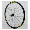 Bike Front & Rear Wheels 26/27.5/29in 700C Alloy Rim Bikes Bike Wheelset 24H Disc Brake 8-12 Speed Thru axle (Color : Yellow, Size : 27.5in) view 2