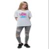 Blink 182 Kids T Shirt Neon Band Logo Official White (Ages 7-14 Yrs) Size Large (9/10 Yrs) view 3