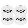 Tbest Skateboard Wheels, 4pcs Wear-Resistant Non-Slip Non-Slip, Impact-Resistant Flexible Steering High-Elastic Pu Children's Skateboard Wheels(White) Electric Car Scooter Supplies view 1