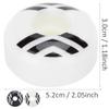 Tbest Skateboard Wheels, 4pcs Wear-Resistant Non-Slip Non-Slip, Impact-Resistant Flexible Steering High-Elastic Pu Children's Skateboard Wheels(White) Electric Car Scooter Supplies view 4