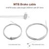 4PCS Premium Bike Brake Cable Set,Universal Standard Bicycle Brake Cable, Professional Bicycle Brake line For Front and Rear Mountain MTB or Road Bikes,include Free Cable Cap End Crimps accessories 2M view 4