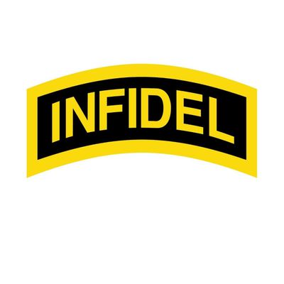 Edward & Co Sticker Infidel Decal United States Army Military for Car Truck Window Laptop Bumper US Flag 2.0 X 5.0 in