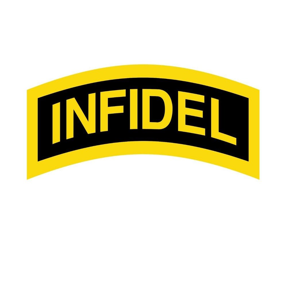 Edward & Co Sticker Infidel Decal United States Army Military for Car Truck Window Laptop Bumper US Flag 2.0 X 5.0 in