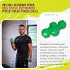 Urban Fitness Neoprene Covered Hex Dumbbells Fitness (Pair) Green 2 x 1.5kg view 2