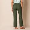 Amazon Essentials Women's Linen Blend Drawstring Wide Leg Pant, Dark Olive, Small view 2