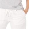 Amazon Essentials Women's Linen Blend Drawstring Wide Leg Pant, Bright White, Small view 4