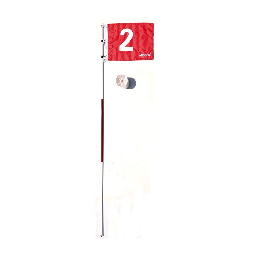 1pc A99 Golf Portable Flag w. Cup Practice Hole Pole backyard Putting Green #1#2#3 (#2)