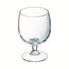 Arcoroc - Amlia Collection - 6 glasses on foot 25cl in tempered glass - Resistant and stackable - Professional use view 2